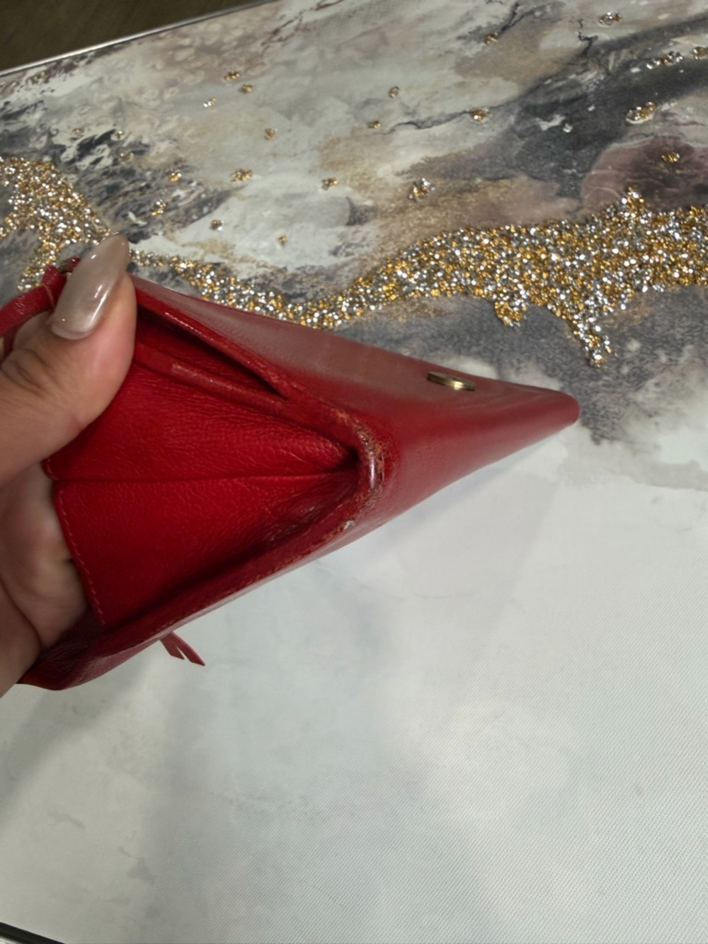 BALENCIAGA Purse Red Women Authentic secondhand - Picture 14 of 16